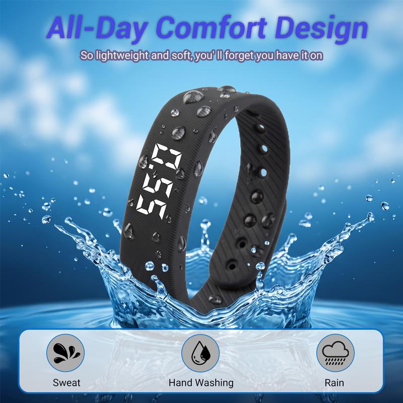 Mazrora™ MoveBand – Minimalist Activity Tracker